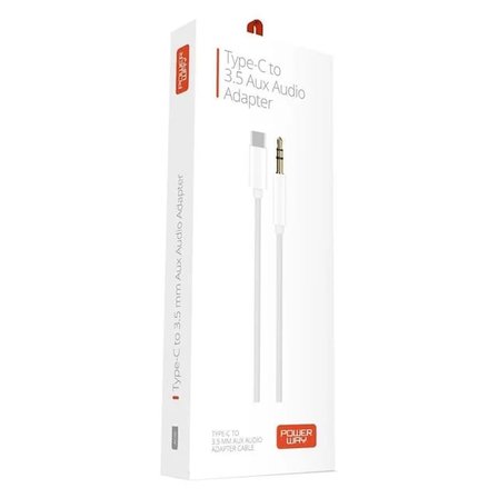 Powerway Ac06 Type-c To 3.5mm Aux Kulaklık Jack Çevirici 1 Metre