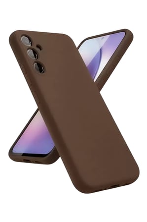 Newface Samsung Galaxy A g Kılıf First Silikon - Kahverengi