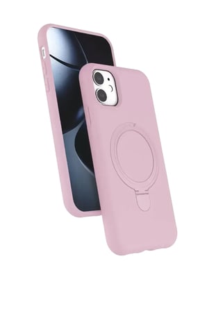 Newface Apple İphone 11 Regal Magsafe Standlı Kapak - Açık Pembe