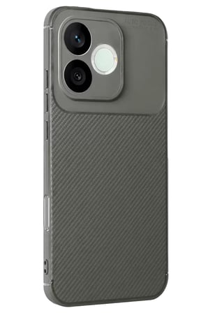 Newface Huawei Honor  Lite Auto Focus Karbon Kapak - Gri