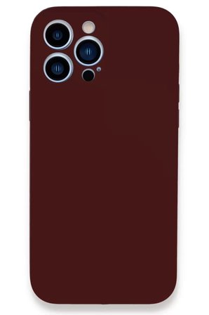 Newface Apple İphone 13 Pro Max Kılıf Lansman Legant Silikon - Bordo