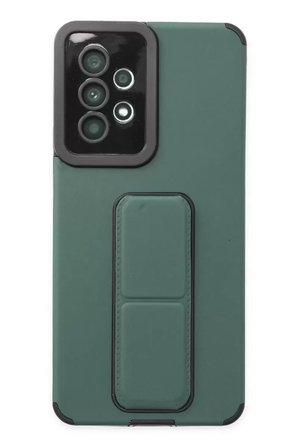 Newface Samsung Uyumlu Galaxy A g Kılıf Mega Standlı Silikon - Yeşil