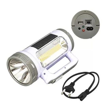 Powermaster Ja-1953 5w Solar + Şarjlı Işıldak El Feneri