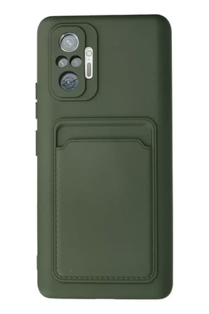 Newface Xiaomi Redmi Note  Pro Kılıf Kelvin Kartvizitli Silikon - Koyu Yeşil