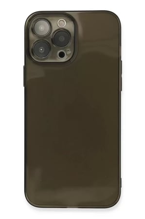 Newface Apple İphone 13 Pro Max Kılıf Fly Lens Silikon - Siyah