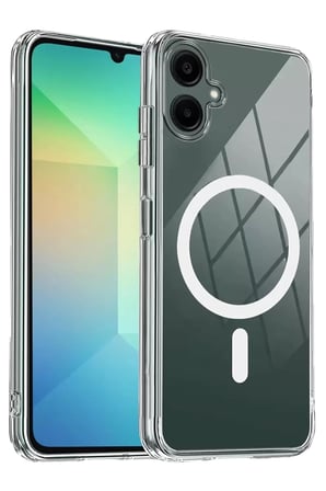 Newface Samsung Galaxy A07 4g Combo Sert Şeffaf Magsafe Kapak - Şeffaf