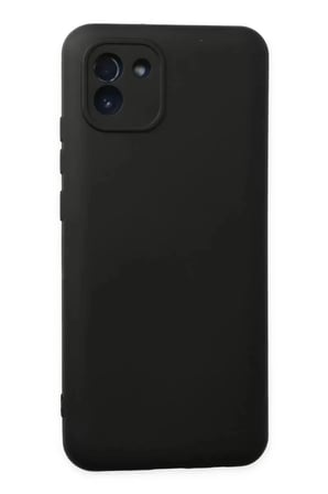 Newface Samsung Uyumlu Galaxy A Kılıf Nano İçi Kadife Silikon - Siyah
