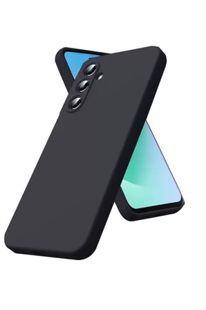 Newface Samsung Galaxy S25 Fe Nano İçi Kadife Silikon - Siyah