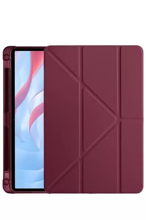 Newface Huawei Honor Pad Xa Kalemlikli Mars Tablet Kılıfı - Mürdüm