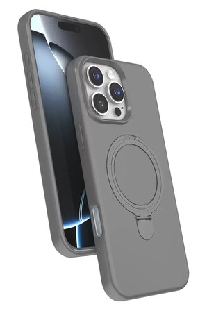 Newface Apple İphone  Pro Max Regal Magsafe Standlı Kapak - Titan Gri
