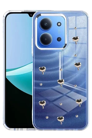 Newface Xiaomi Redmi 15c 4g Fiyonk Desenli Kapak - Desen 1