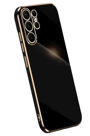 Newface Samsung Uyumlu Galaxy S Ultra Kılıf Volet Silikon - Siyah