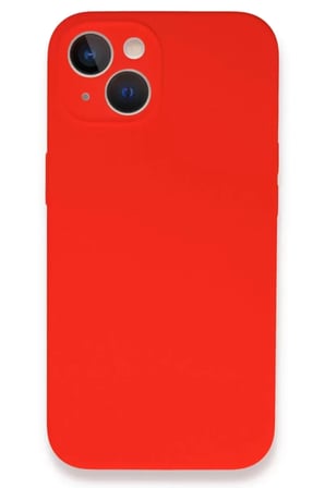 Newface Apple İphone 13 Mini Kılıf Lansman Legant Silikon - Kırmızı
