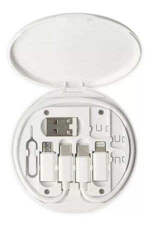 Konfulon Sn06 3in1 Kablo Ve Kart Düzenleyici - Beyaz