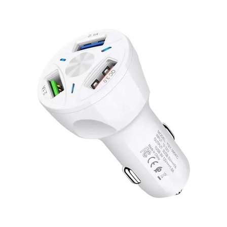 Powermaster Te-091 3xusb 3.0 Çakmaklık Hızlı Araç Şarj Cihazı