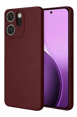 Newface Oppo Reno 14f First Silikon - Bordo