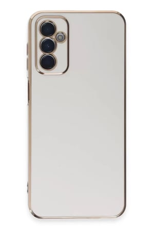 Newface Samsung Galaxy A14 4g Kılıf Volet Silikon - Beyaz