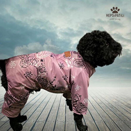 Alphadog Shawl Polarlı Küçük Irk Köpek Yağmurluk Tulumu