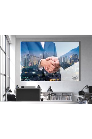 Tekli Yatay Kanvas Tablo, Emlakçı, Real Estate, İnşaat Firmaları, Dekoratif Kanvas Duvar Tablosu