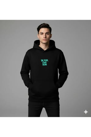 Lenithra Thomas Shelby Sırt Baskılı Unisex Oversize Hoodie Siyah / S