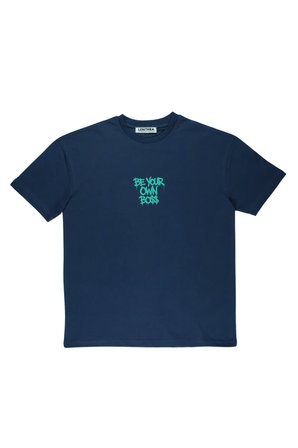 Lenithra Thomas Shelby Sırt Baskılı Unisex Oversize T-shirt Füme / S