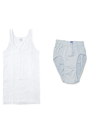 12 Adet Erkek Çocuk Atlet Külot Takım