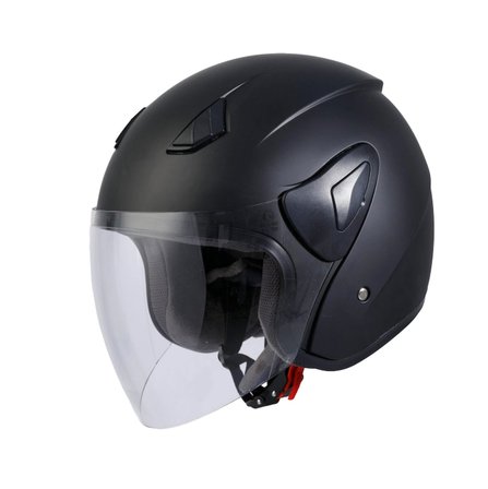 SWAY SW 733 Y Mat Siyah Yarım Kask