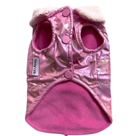 Gedyco Shiny Rose Kalın Polarlı Küçük Irk Köpek Yeleği