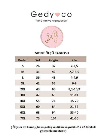 Gedyco Shiny Rose Kalın Polarlı Küçük Irk Köpek Yeleği