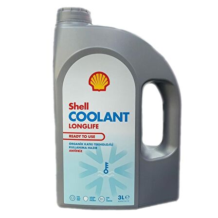 Shell Coolant Longlife RTU Organik Kırmızı Antifriz -37 Derece 3 L