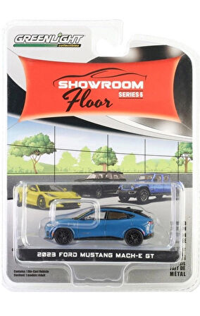Greenlight Showroom Floor Serisi 5 - 2023 Ford Mustang Mach-E GT Diecast Model Araba