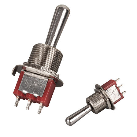 IC-148F 3 PİN Ø12MM ON-OFF-ON TOGGLE SWİTCH (MTS-103L) (4593)
