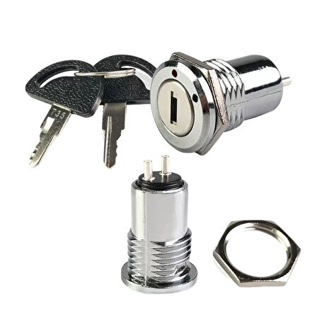 IC-195A ANAHTARLI SWİTCH 0-1 16MM K16-101 (4593)