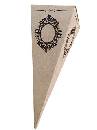 Karton Külah Şeker,Lokum,Kına Kutusu 25 Li Paket