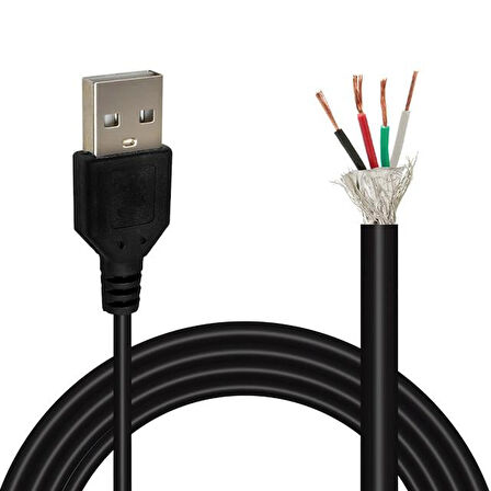 Açık Uçlu 1.5 Metre Usb Kablo