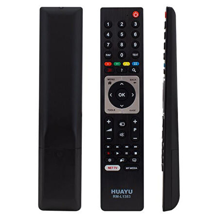 Huayu Rm-L1383 Arçelik-Beko-Grundig Universal 3D-Netflix-My Media Tuşlu Lcd Led Tv Kumanda