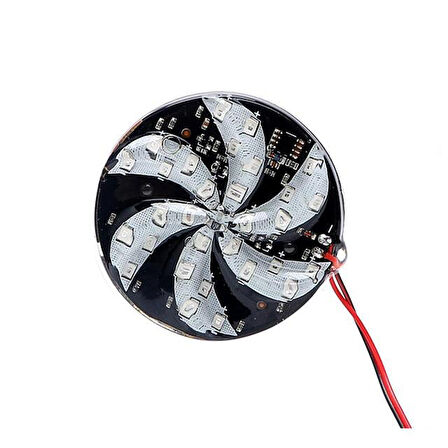 Pm-18642 Elektrikli Led İşaret Cihazı Dc12V Döner İşaret Tekli
