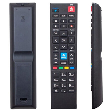 Tivibu Home+Tv Apps Tuşlu Uydu Alıcı Kumandası