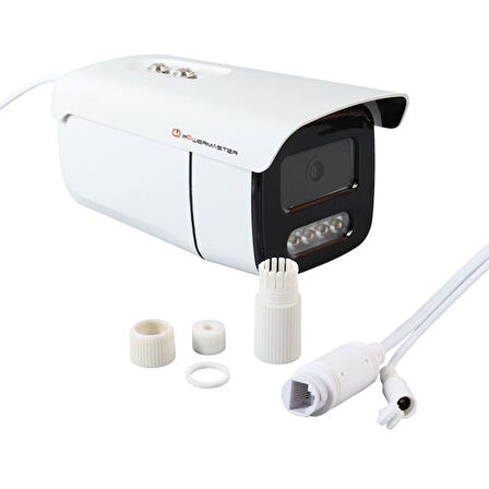 Pm-19419 3-4Mp Ipc 4 Warm Led Metal Kasa Poeli Ip Bullet Kamera