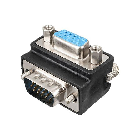 Vga Dişi Erkek Çevirici 90° Derece L Tip