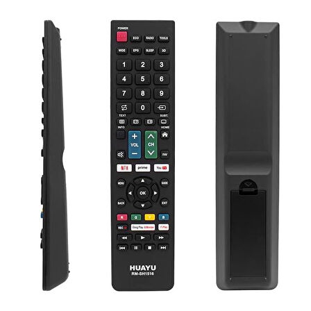 Huayu Rm-Sh1516 Netflıx- Youtube- Prıme Vıdeo Tuşlu Unıversal Lcd-Led Tv Kumanda