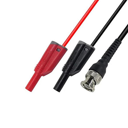 2X 4Mm Banana Fişli Bnc Kablo