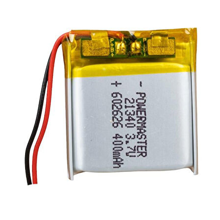 602626 3.7 Volt 400 Mah Lityum Polimer Pil