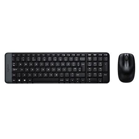 Mk220 Q Tr Siyah Kablosuz Klavye Mouse Set