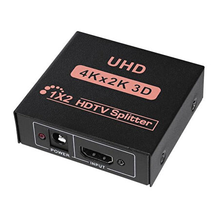 Hy-Lu2 2 Çıkışlı 4Kx2K Hdmı Splitter Dağıtıcı Çoğaltıcı