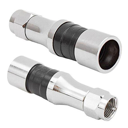 Erkek Sıkmalı Rg11 F Konnektör Compressıon Ctf111 Boğazlı İğneli