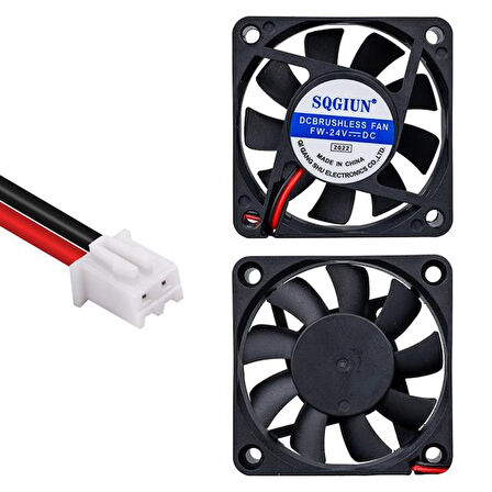 Ic-216A Fırçasız Dc Fan 60X60X15Mm 24 Volt 2 Pin