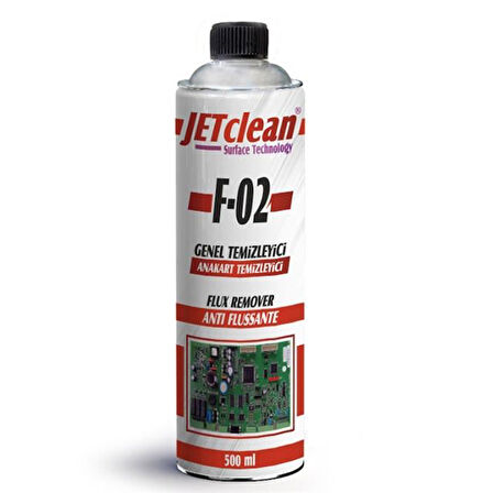 Jetclean F-02 500 Ml Flux Anakart Temizleme Sıvısı