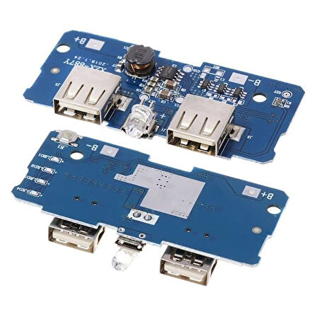 Weko Wk-24030 Lityum Batarya Mikro Usb İki Port 5V 2A Devresi Modülü