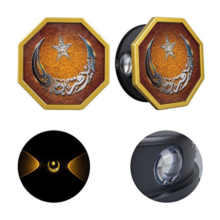 Pm-24445 3000K Ayyıldız Hilal Dekoratif Led Duvar Aplik